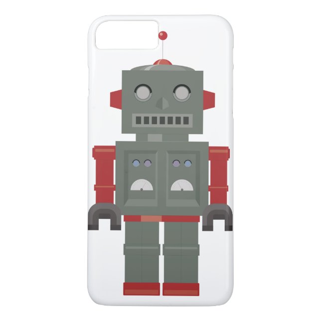 Vintage Robot Case-Mate iPhone Case (Back)