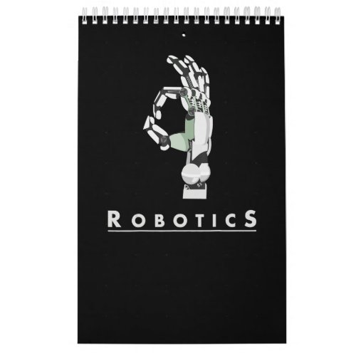 Vintage Robotics Hand Robotic Lover Funny Gift Calendar