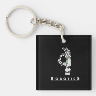 Vintage Robotics Hand Robotic Lover Funny Gift Keychain