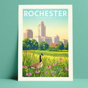 Vintage Rochester Minnesota Postcard