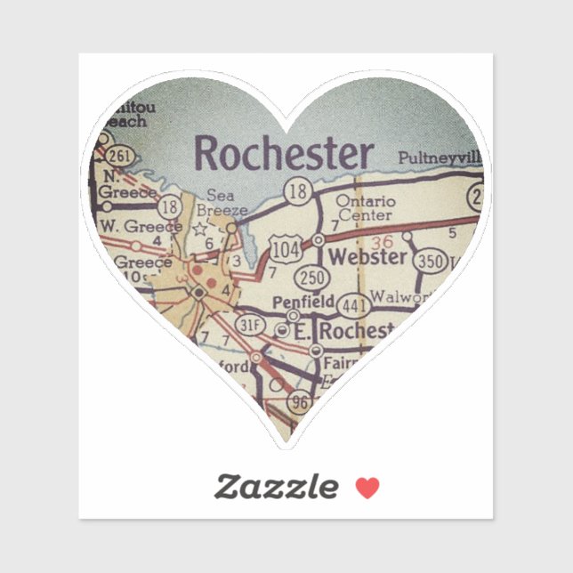Vintage Rochester NY Sticker (Sheet)
