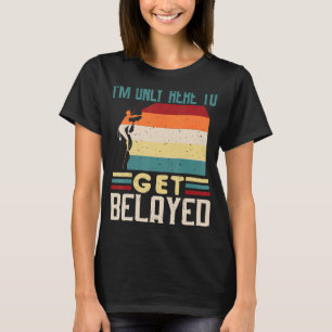 Vintage Rock Climbing Get Belayed Pun Joke Rock Cl T-Shirt