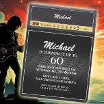 Vintage Rock Guitar Amp 60th Birthday Party Music Invitation<br><div class="desc">Get ready to rock with these vintage guitar amp milestone birthday invitations, and throw a retro party especially for the over-the-hill rocker! For the guitarist or metal music fan who is turning 50, 60 or 70, these fun black & gold invites harken to their heyday of heavy riffs and soaring...</div>