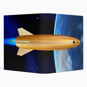 vintage rocket binder