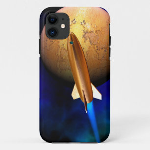 vintage rocketship iPhone 11 case