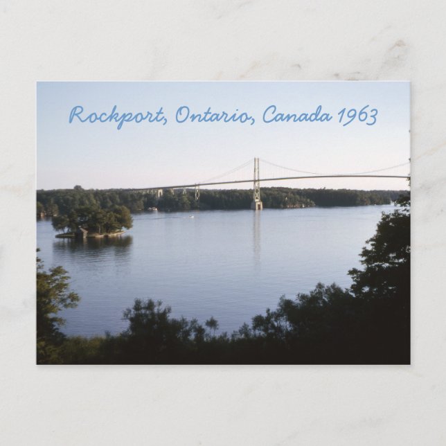 Vintage Rockport Ontario Canada Postcard (Front)