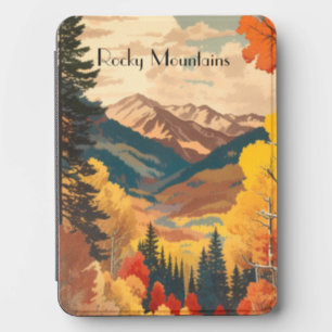 Vintage Rocky Mountains Autumn Custom Text Kindle Cover