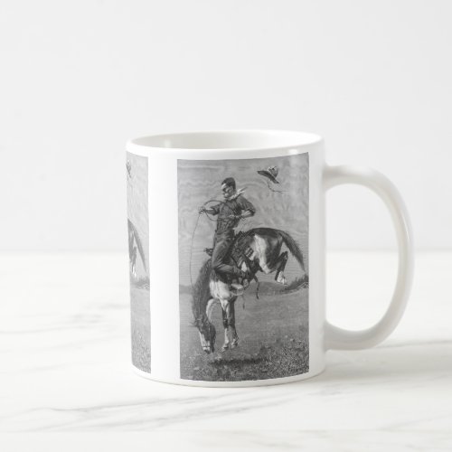 Vintage Rodeo Cowboys Bucking Bronco by Remington Coffee Mug