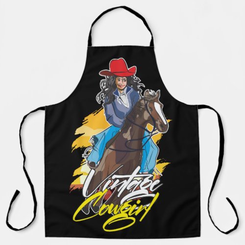 Vintage Rodeo Girl Classic Apron