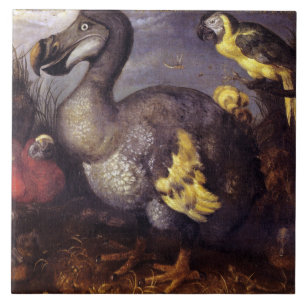 Vintage Roelant Savery Saverys Dodo Ceramic Tile