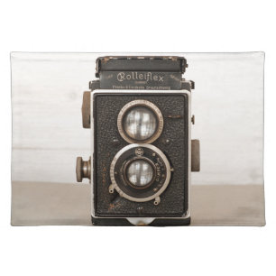 Vintage Rolleiflex Twin lens camera Placemat