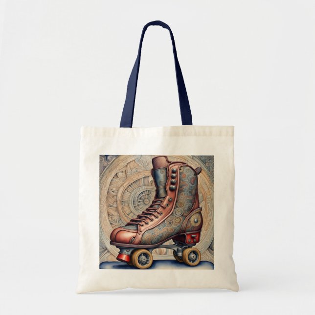 Vintage Roller Skates  Tote Bag (Front)