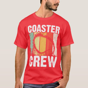 Vintage Rollercoaster Crew I Family Roller Coaster T-Shirt
