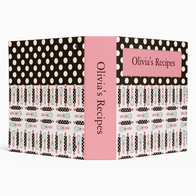 Vintage Rolling Pin & Whisk Reciper Binder (Background)