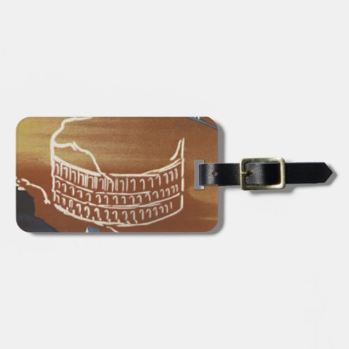 Vintage Roman Colosseum Rome Luggage Tags