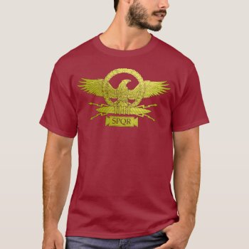 Vintage Roman Legion Insignia T-shirt by OniTees at Zazzle