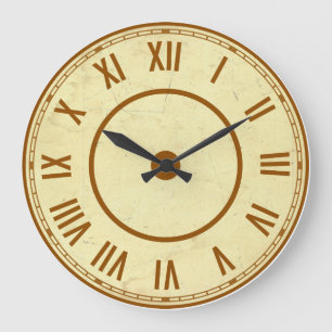Vintage Roman Numerals Clock