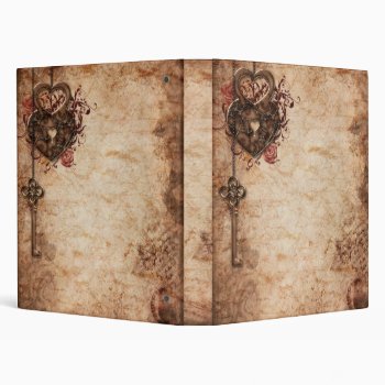 Vintage Romance 3 Ring Binder by SweetRascal at Zazzle