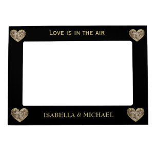 Vintage Romance couple, man and woman love Magnetic Frame