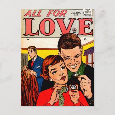 Vintage Romance Postcard