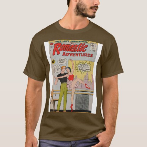 Vintage Romantic Adventures Cover 1 T_Shirt