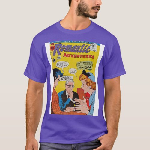 Vintage Romantic Adventures Cover 4 T_Shirt
