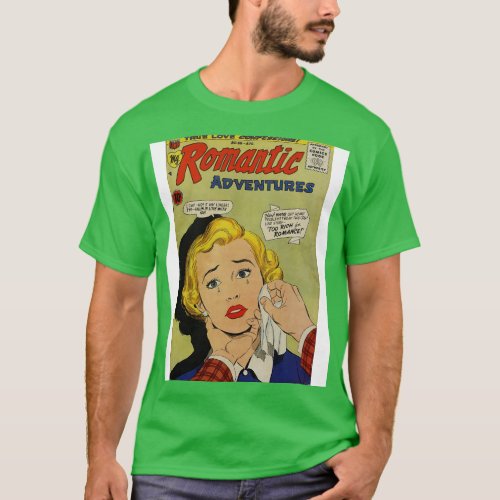 Vintage Romantic Adventures Cover 8 T_Shirt
