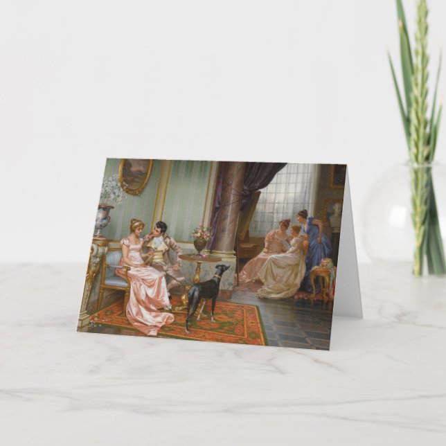 Vintage, Romantic Greeting Card (Front)