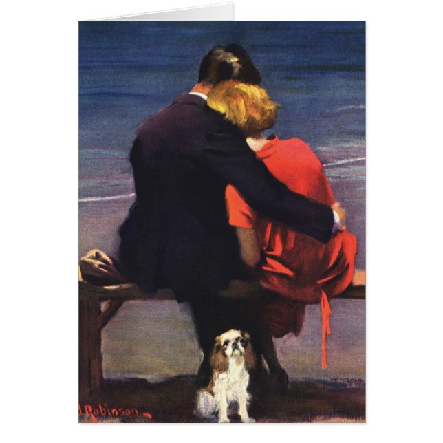 Vintage Romantic Love, Romance on the Beach (Front)