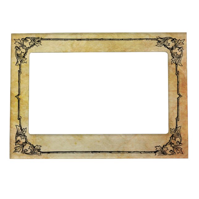 Vintage, romantic magnetic frame (Front)