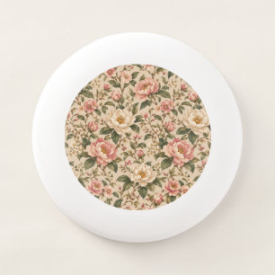 Vintage Romantic Peony & Rose Garden Pattern Wham-O Frisbee