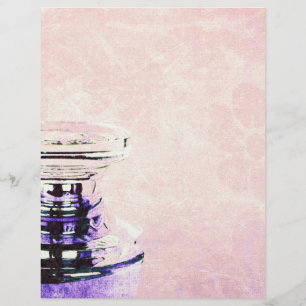 Vintage romantic perfume bottle stationery