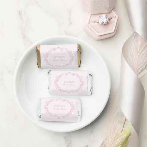 Vintage Romantic Pink Bridal Shower Hersheys Miniatures