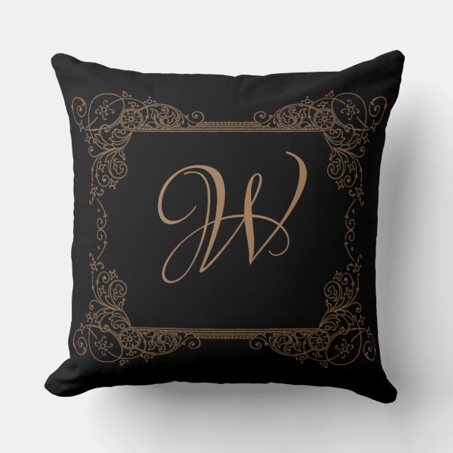 Vintage Romantic Steampunk Fairytale  Throw Pillow (Front)