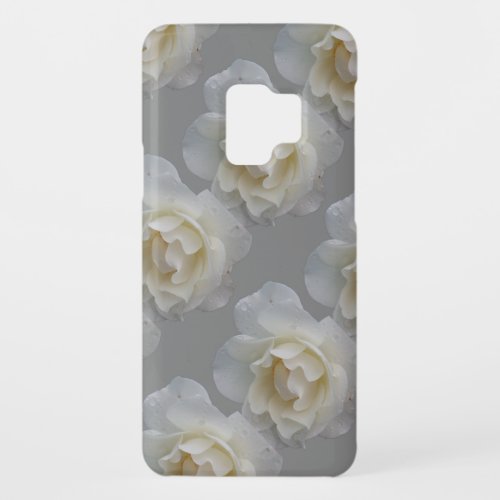 Vintage romantic white rose Case_Mate samsung galaxy s9 case