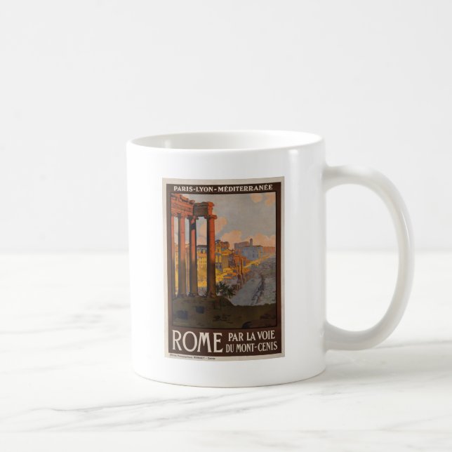 Vintage Rome Art Coffee Mug (Right)