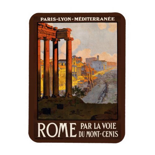 Vintage Rome Italy magnet