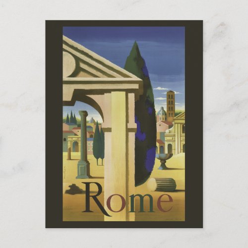 Vintage Rome Italy postcard