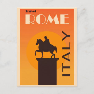 Vintage Rome Italy Travel Postcard