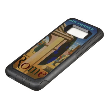 Vintage Rome Travel Poster Art OtterBox Commuter Samsung Galaxy S8 Case