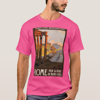 Vintage Rome Travel Poster T-Shirt