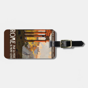 Vintage Rome - Travel to Italy Luggage Tag