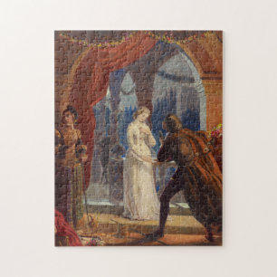Vintage Romeo and Juliet Painting (1861) Jigsaw Puzzle