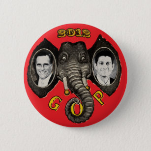 Vintage Romney Ryan 2012 Pinback Button