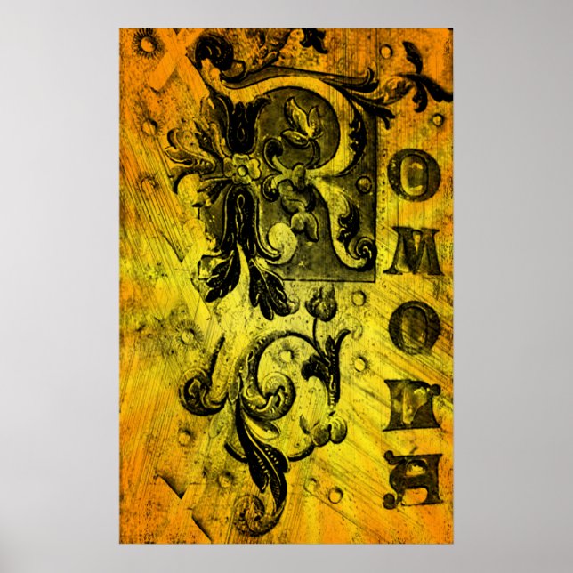 Vintage Romola Book Cover Poster (Front)