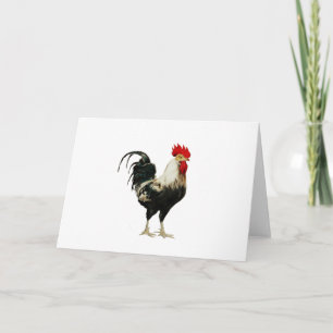 Vintage Rooster Chicken Customize Animal best Card