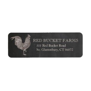 Vintage Rooster Farm Label