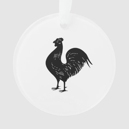 Vintage Rooster Ornament