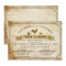 Vintage Rooster Rustic Country Wedding Invitation