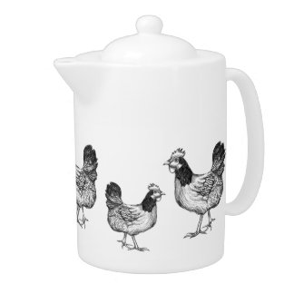 Vintage Rooster Teapot